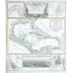 Mappa geographica complectens I. India Occidentalis - Alte Landkarte