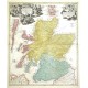 Magnae Britanniae Pars Septentrionalis qua Regnum Scotiae  accurata tabula - Alte Landkarte