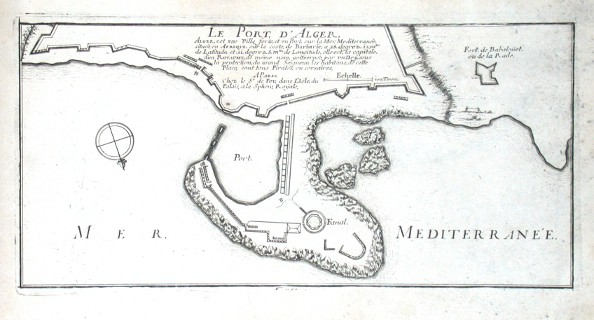 Le Port d'Alger - Stará mapa