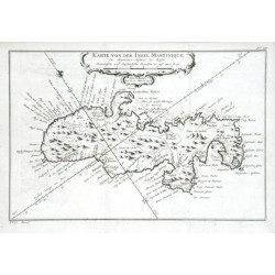Karte von der Insel Martinique