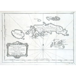 Karte von den an den Molucken liegenden Eylanden