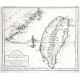 Das Eyland Formosa und ein Stück von den Küsten von China - Antique map