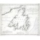 Karte von dem Eylande Terre-neuve - Antique map