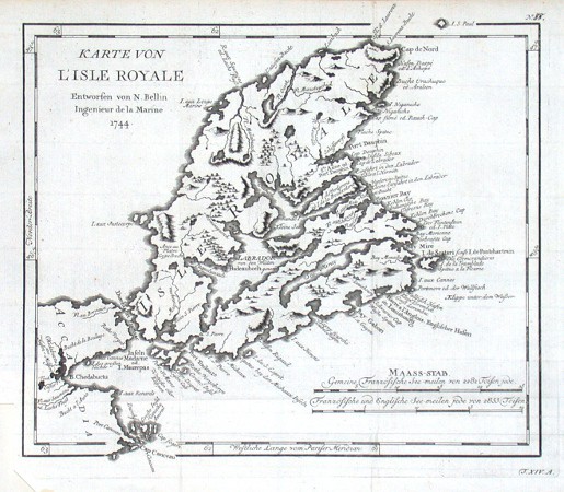 Karte von L'Isle Royale - Stará mapa