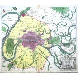 Paris - Typus Choro- Topographicus  celeberrimae Urbis Lutetiae Parisiorum