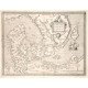 Daniae regni typus - Antique map