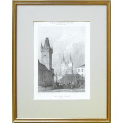 Hotel de Ville et Teinkirche a Prague