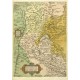Sabavdiae, et Bvrgvndiae Comitatus descriptio - Stará mapa