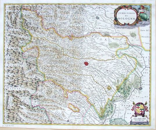 Territorio di Bologna - Old maps for sale