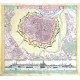 Die Kays. Residentz- u. Haubt- Stadt Wien  Plan u. Prospect - Alte Landkarte