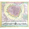 Vienna - Die Kays. Residentz- u. Haubt- Stadt Wien, copperplate engraving, Homann Heirs, 1735