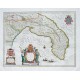Terra di Otranto olim Salentina et Iapigia - Alte Landkarte