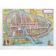 Rotterdam. Roterdamvm, Hollandiae in ostio - Antique map