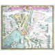 Plan der Belagerung von Fridrichshall - Antique map
