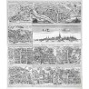 Vídeň - Accuratus  Prospectus  Viennae  - Eigentlicher  Prospect der  Stadt Wien