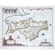 Vectis Insula. Anglice The Isle of Wight - Antique map