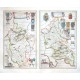 Bedfordiensis Comitatvs  Bvckinghamiensis Comitatvs - Antique map