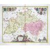 Buckingamiae comitatvs cum Dedfordiensi - vulgo Buckingamshire and Bedfordshire