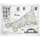 Cornvbia. Sive Cornwallia - Antique map