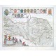 Dvcatvs Eboracensis Pars Borealis. The Northriding of York shire - Alte Landkarte