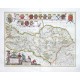Dvcatvs Eboracensis Pars Borealis. The Northriding of York shire - Stará mapa