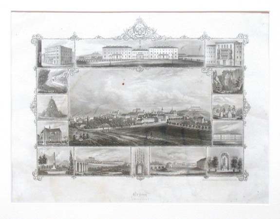 Brünn (Moravia) - Staré mapy na prodej