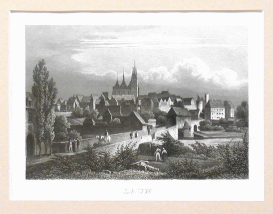 Laun - Staré mapy na prodej