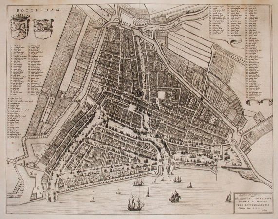 Rotterdam - Old maps for sale