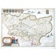 Cantium Vernacule Kent - Antique map