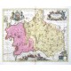 Middelsexiae cum Hertfodiae comitatu - Midlesex & Hertford Shire - Alte Landkarte