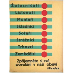 Železničáři Listonoši Montéři  Baťa