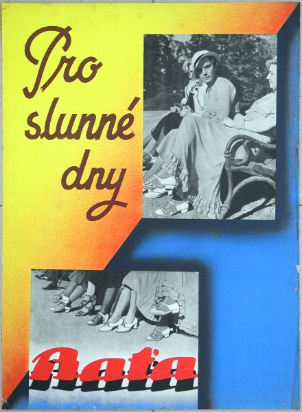 Pro slunné dny. Baťa - Verkauf von Varia