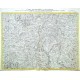 Carte Topographique d'Allemagne  Partie  de Boheme  Cercles de Beraun, Kaurzin, Prachin, Pilsen, et de Bechin - Stará mapa
