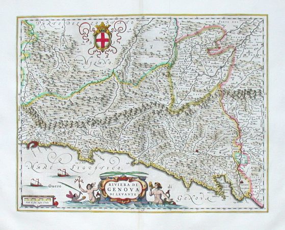 Riviera di Genova di Levante - Old maps for sale