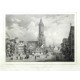 Der Pferdemarkt in Hamburg, lithograph, Bürger, Semmler, 1845 - Old maps for sale