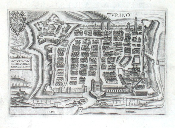 Turino - Alte Landkarte