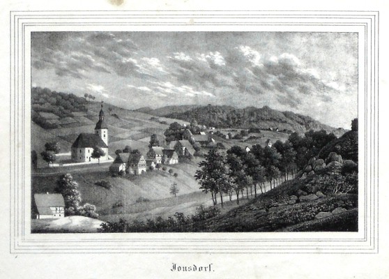 Jonsdorf - Antique map