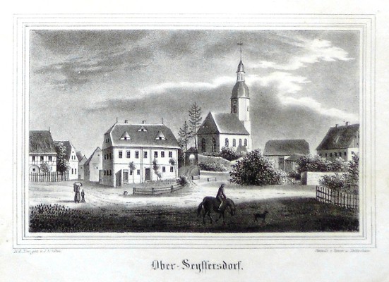 Ober-Seyffersdorf - Alte Landkarte