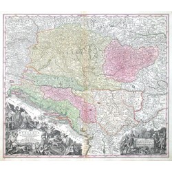 Novissima et accuratissima Hungariae  in mappa Geographica Designatio