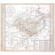 Accurate Delineation des  Ammtes Freyburg - Antique map