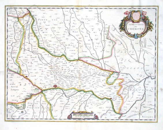 Territorio di Cremona - Old maps for sale