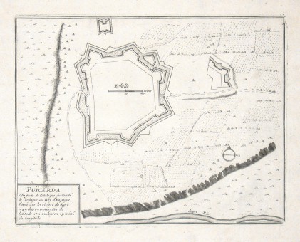 Puicerda - Antique map