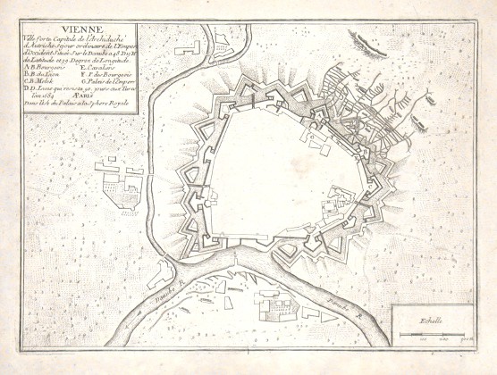 Vienne - Stará mapa