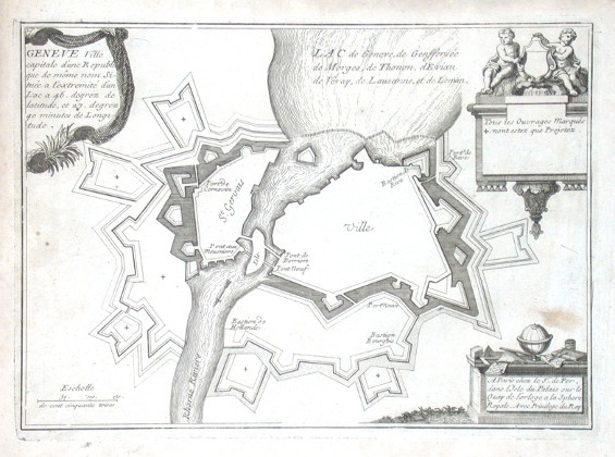 Geneve - Antique map