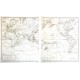 Generalkarte saemmtlicher Entdeckungen  des Kapit.  Cook - Antique map