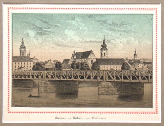 Budweis in Böhmen - Budějovice - Staré mapy na prodej