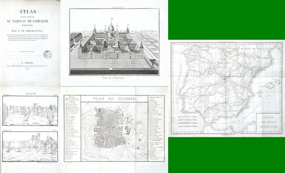 Atlas pour servir au tableau de l'Espagne moderne - Alte Landkarte