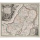 Regio Canaan seu Terra Promissionis, postea Iudaea vel Palaestina nominata, hodie Terra Sancta vocata. - Antique map
