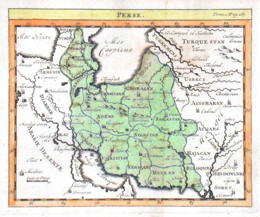 Perse - Alte Landkarte