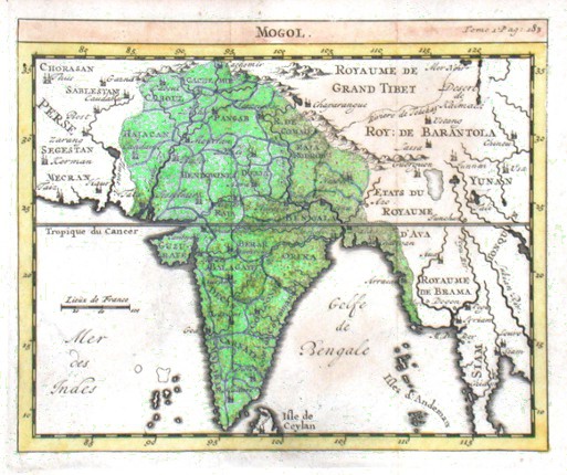 Mogol - Antique map